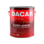Tinta Acrílica Dacar Seda Super Lavável Premium Semiacetinado